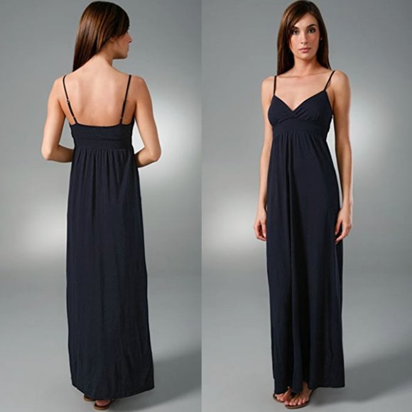 JAMES PERSE Los Angeles Black Maxi DRESS sz 1 - Picture 1 of 5